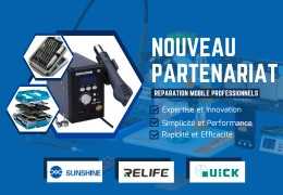 **New Partnership with Sunshine, Relife, and Quick: Professional Mobile Repair Tools**